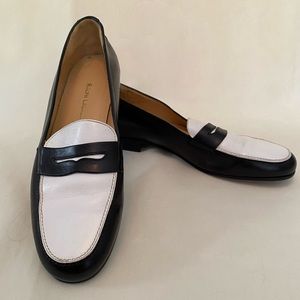 Ralph Lauren Black & White Loafers